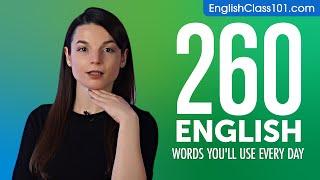 260 English Words Youll Use Every Day - Basic Vocabulary #66