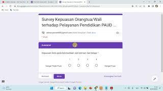 Cara Membuat Form Survei Online sederhana di Google Form Baru Kuesioner Hanya Contoh