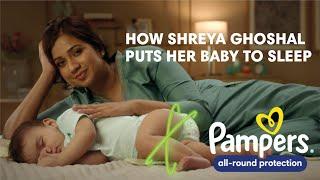 Shreya hits the right notes with the New and Improved Pampers All Night Rash Protection