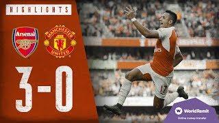 A SCREAMER FROM ALEXIS SANCHEZ  Arsenal 3-0 Manchester United  Classic highlights  2015