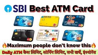 SBI ATM Card Types & charges in 2024  SBI ATM cards Withdrawal limit and Benefits  Best ATM Card