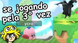 dois imdiotas jogando smash sem saber nada