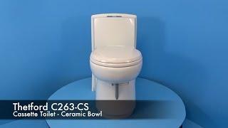 Thetford C263 Cassette Toilet - Ceramic Bowl