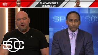 Stephen A. Smith And Dana White Go Back And Forth Over Mayweather-McGregor  SportsCenter  ESPN