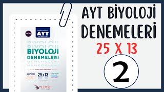 2. AYT BİYOLOJİ DENEMESİ - LİMİT YAYINLARI