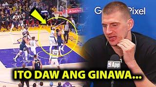 Ginawa daw ito ng Lakers sa Nuggets sa Game 4 kaya Nanalo ayon kay Nikola Jokic…