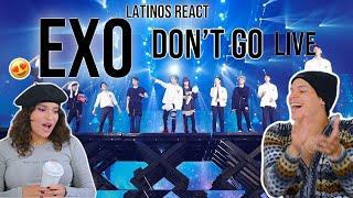 Waleska & Efra react to EXO The EℓyXiOn in Seoul Dont go LIVE  REACTION