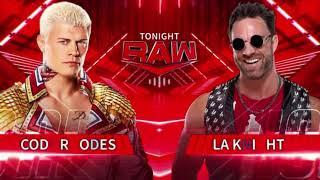 WWE RAW March 13 2023 Full and Official Match Card