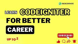 Learn Our Codeigniter Course  Best Codeigniter Course.