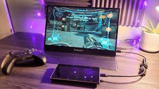 Galaxy S23 Ultra Samsung Dex Gaming is AWESOME  Emulation POWERHOUSE