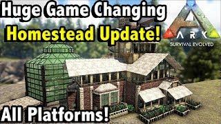 HUGE NEW HOMESTEAD + KIBBLE REWORK UPDATE FOR ARK ON PC PS4 AND XBOX ONE  ARK