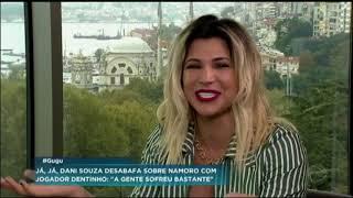 Dani Souza conta detalhes de como é a sua vida na Europa em bate-papo com Gugu