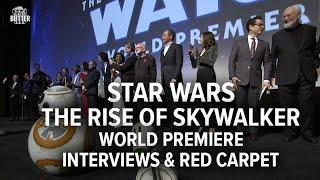 Star Wars The Rise of Skywalker  World Premiere Interviews & Red Carpet  Extra Butter