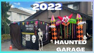 MY FULL 2022 HAUNTED HOUSE IN GARAGE - TOUR