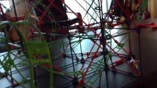 Steel Scorpion Knex Rollercoaster. Filmed by Jasper