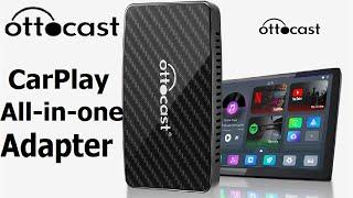 Ottocast Play2Video Pro Wireless CarPlay Android Auto All-in-one Adapter