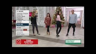 QVC Tommie Copper leggins segment  featuring Denise Repko & Model 12 30 19 