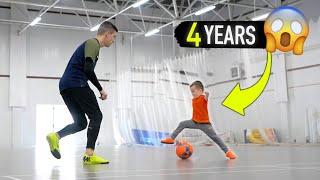 3 EASY FOOTBALL SKILLS for KIDS  Football soccer tutorial