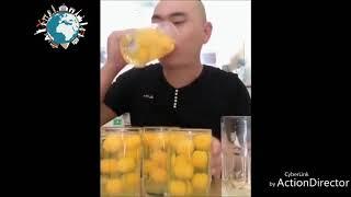 Eww Dude Chugs Down 50 Raw Eggs