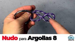 Cómo hacer un NUDO para ARGOLLAS ⭐⭐⭐ #nudos #knots