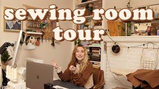 STEPH TIME CRIBS  sewing room tour