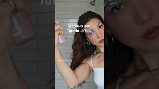 Mermaid hair tutorial ‍️ summer mermaid aesthetic #summerhairstyles