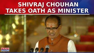 Modi 3.0 Former Madhya Pradesh CM Shivraj Singh Chouhan Takes Oath As Cabinet Minister  WATCH