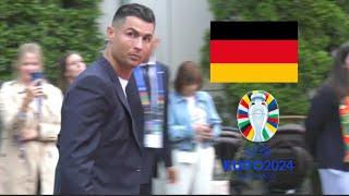 Cristiano Ronaldo arrived to Germany Euro 2024 with Portugal  João FelixPepe Rafael Leão 