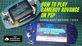 PSP Play Gameboy Advance on PSP  Super Easy  GBA PSP Tutorial 