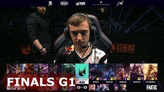 Fnatic vs G2 eSports - Game 1  Finals S9 LEC Summer 2019 Playoffs  FNC vs G2 G1