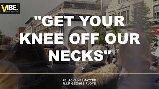GET YOUR KNEE OFF OUR NECKS - Manchester Protest - George Floyd