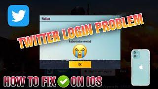 Bgmi Twitter Login Problem On iPhone  Twitter Login Issues Solved On iPhone 13 Bgmi Login Problem