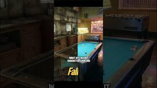 Playing #pool in #fallout #wasteland Whiskey Willys #bar #videogames #tvshow