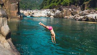 Shnonpedeng -  Exploring Umngot River Amkoi & Krangsuri Fall  Incredible Meghalaya - 2