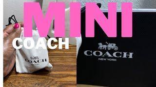 Coach Mini Swinger Bag Charm Accessory Cute Cute Cute #unboxing What did I buy? Robin Cookie 