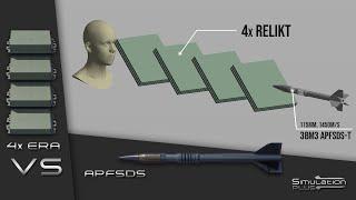 How Many ERA To Stop An APFSDS?  Armour Piercing Simulation