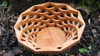 How to make a Bowl basket with the Scroll Saw