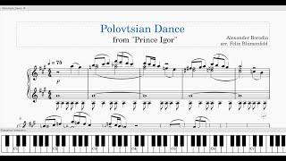 Alexander Borodin Polovtsian Dance No. 17 Piano sound