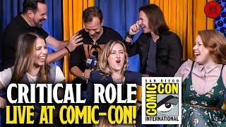 Critical Role Cast Talks Vox Machina Season 3 Lauras Dice & Chetneys Death Wish LIVE at Comic-Con