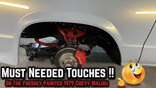 @LifewiththeIkes Freshly Painted 79 Malibu Gets Its Final Touches - Painting The Wheel Wells