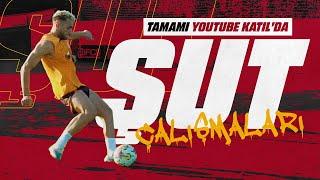  Futbolcularımızın eğlenceli şut çalışmasının tamamı Galatasaray YouTube Katılda ️