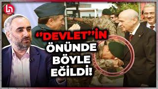 Özel Hareket Başkanı Bahçelinin elini öptü Türkiyenin tartıştığı kareyi İsmail Saymaz yorumladı