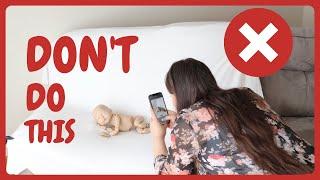 DIY NEWBORN PHOTOSHOOT AT HOME  TOP 5 MISTAKES