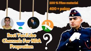 Best Youtube channels for NDA Preparation  #nda2024preparation  🫵  100% free Score 400+