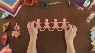 How to Make Paper Dolls  Paper Art Projects