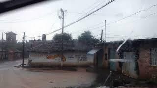 TARECUATO-¡Así llueve en Michoacán