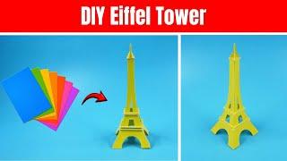 How to Make Eiffel Tower With Paper  DIY Miniature Eiffel Tower