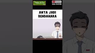 ANYA JADI BENDAHARA #animasisekolah #dramaanimasi #fypシ