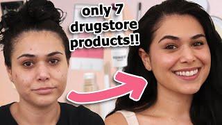 No Makeup Drugstore Makeup Tutorial EVEN IF YOU HAVE ACNE