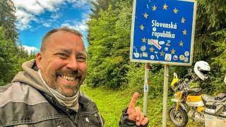 Entering Slovakia On My WORLD Motorcycle Adventure